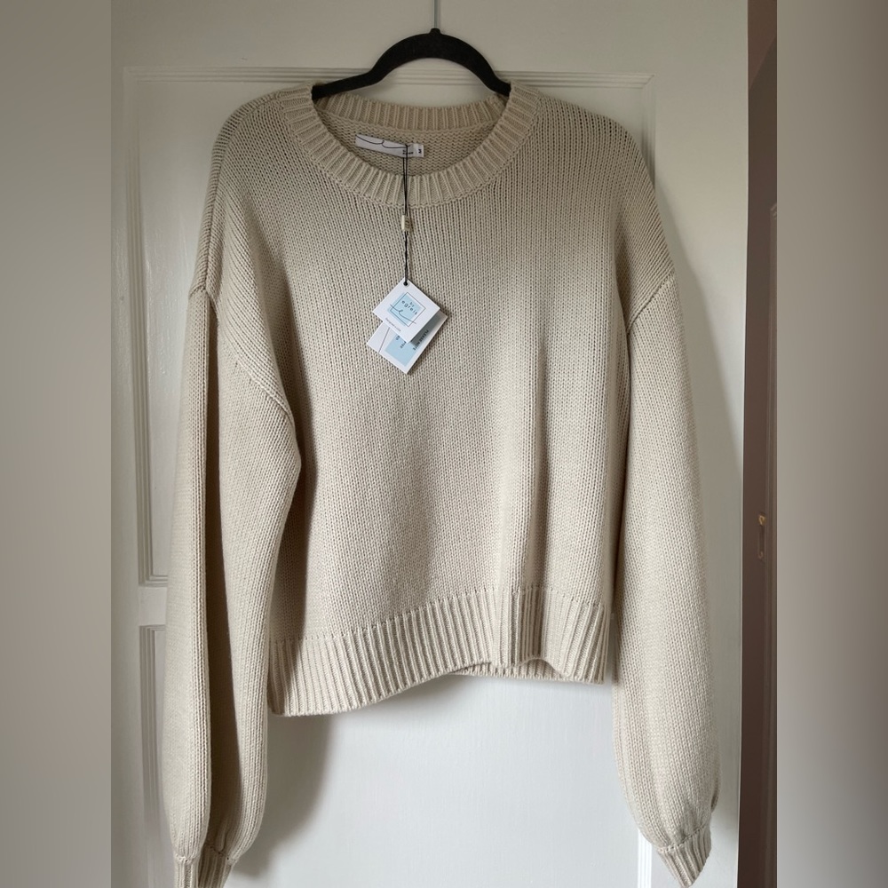 By Egreis cream sweater - nwt - size medium